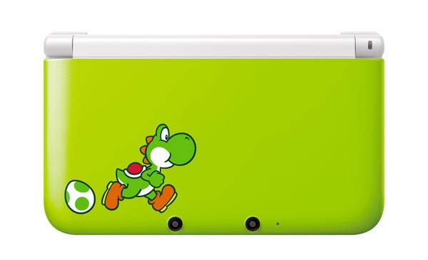3DS XL Yoshi Special Edition (k&auml;ytetty) CIB
